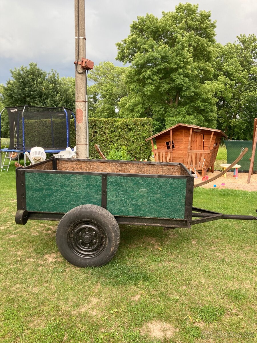 Vlek za malotraktor, vlečka, vyvážečka, bytelná kára