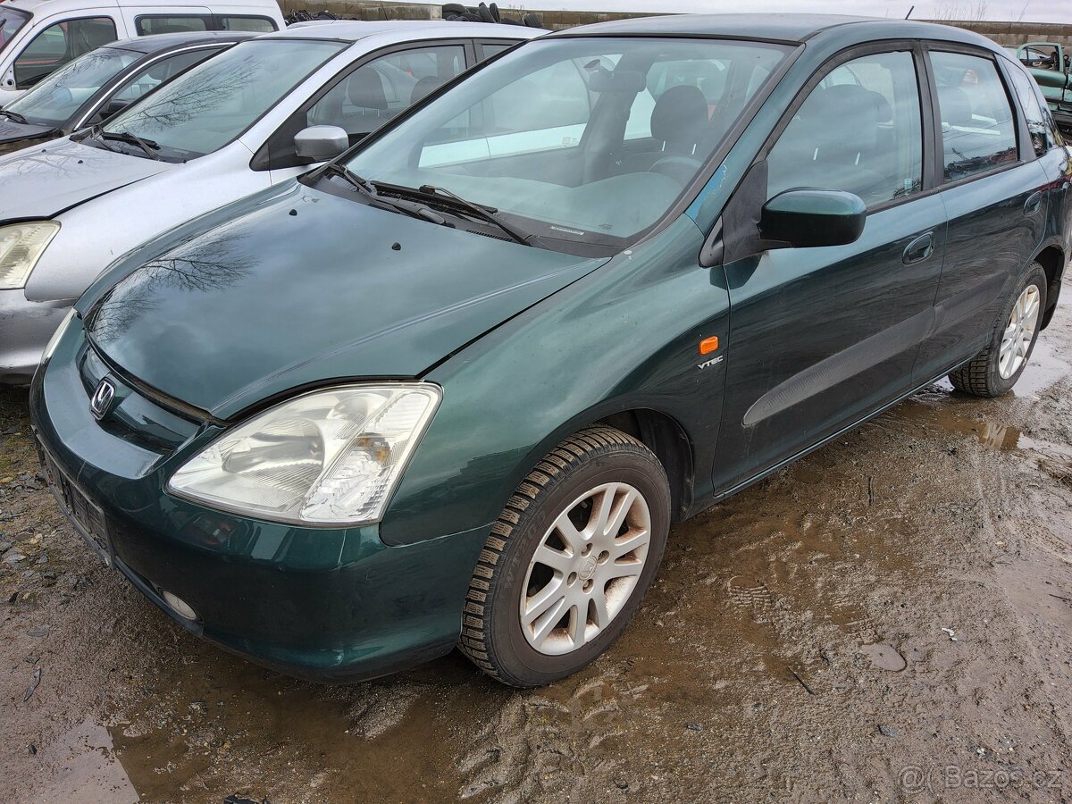 Honda CIVIC rok 2002 1,6-VTEC AUTOMAT 81kW JEDE,DILY