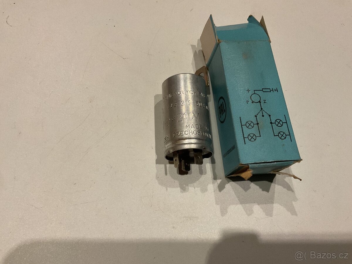 Rele prerusovac blinkry PAL 6V 2x21W novy