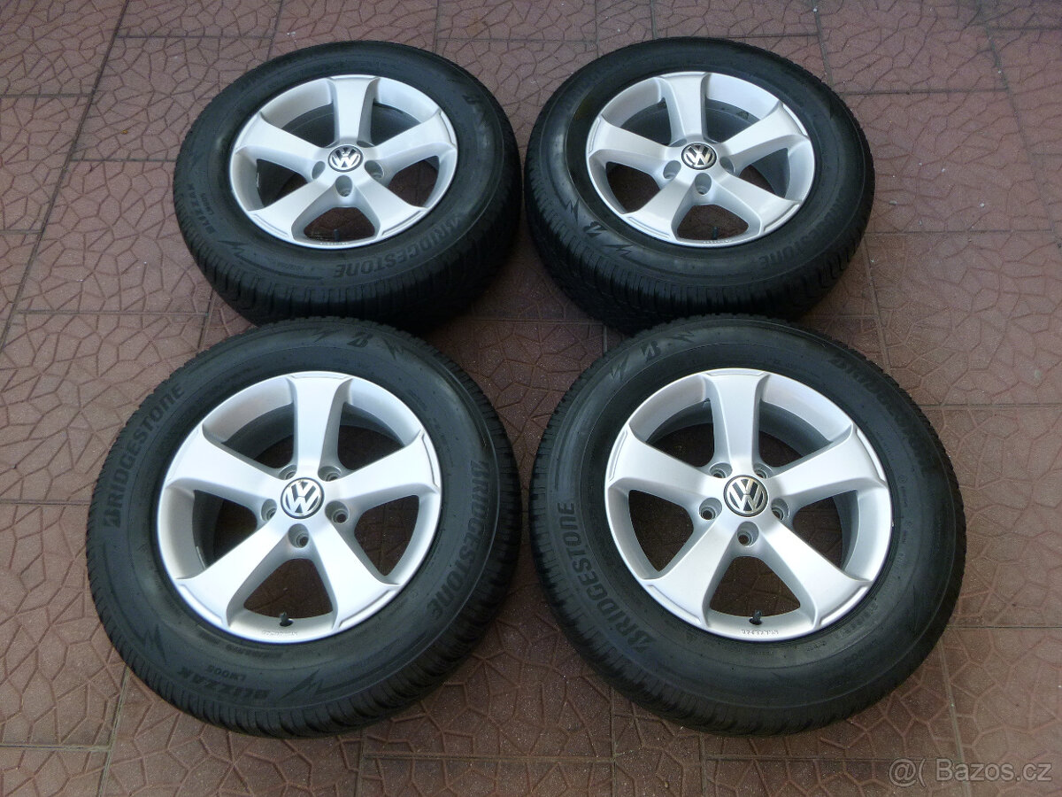 Zimní alu sada originál VW Tiguan 5x112 6,5Jx16 ET33