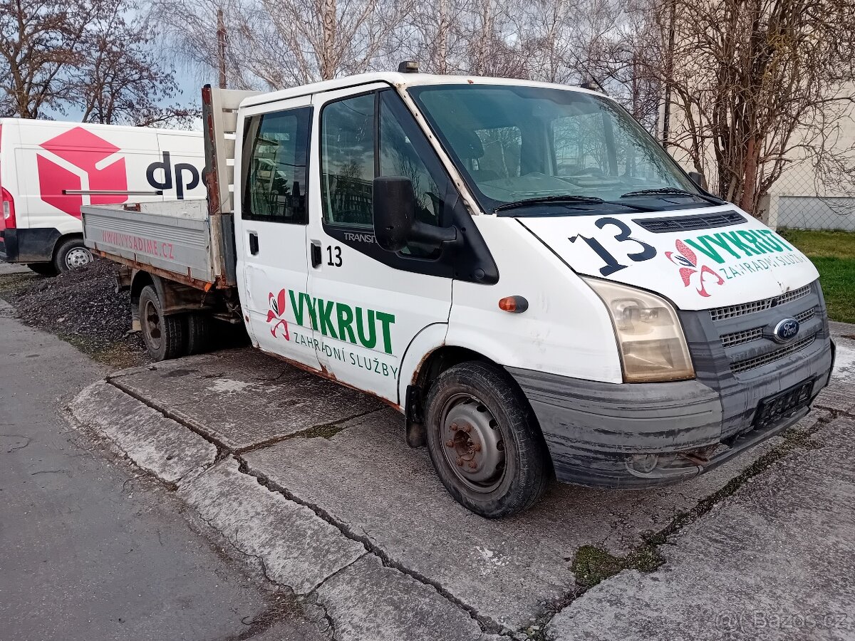 Transit Valník 2,4D 85KW 6 miestné - 2010