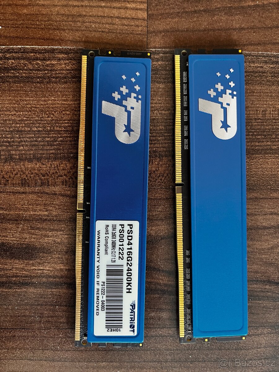 16GB DDR4 kit Patriot 2400 MHz (2x8GB)