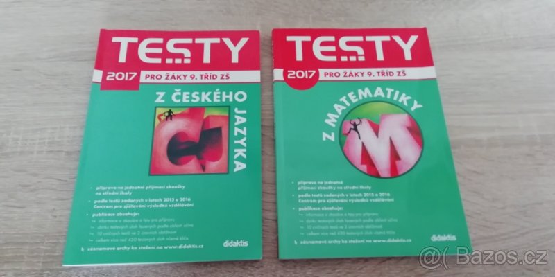 Testy z českého jazyka a matematiky