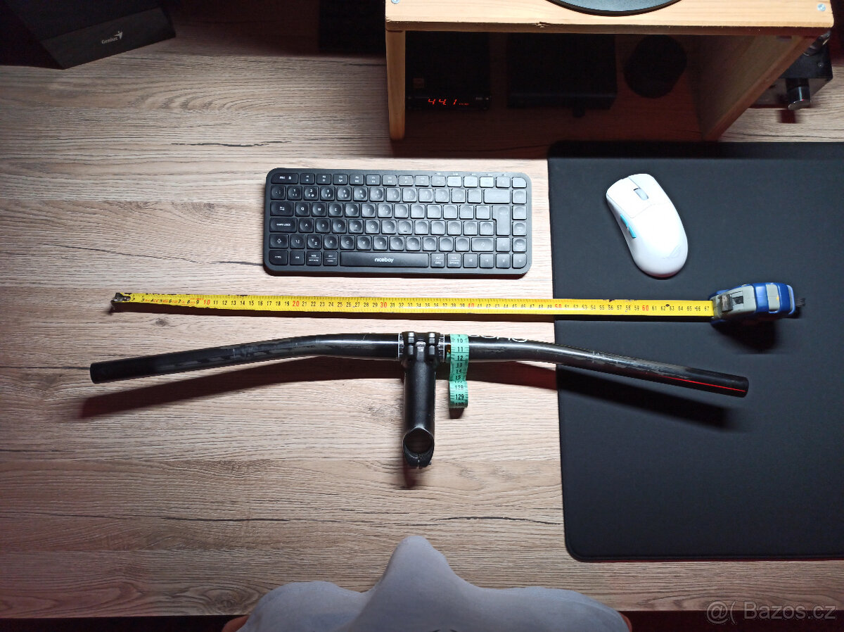 LitePro Ghost 110E řídítka 67cm d. 10cm ob. + představec