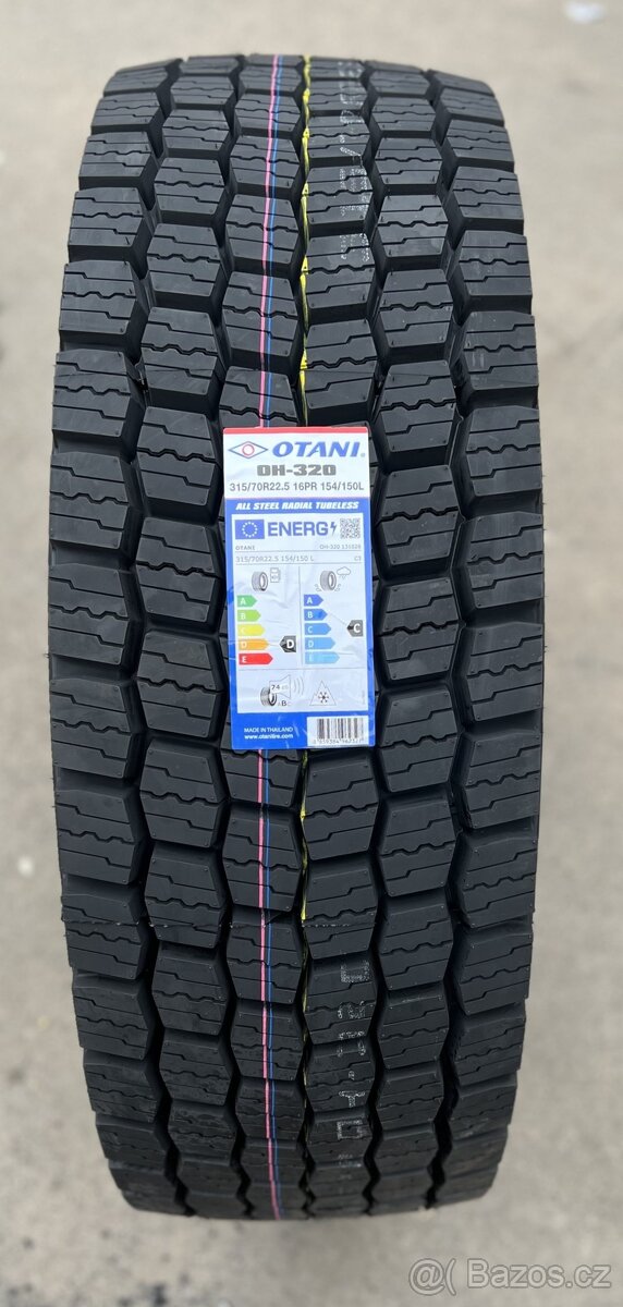 315/70 R22,5 prémiová Thajská nákladní pneu