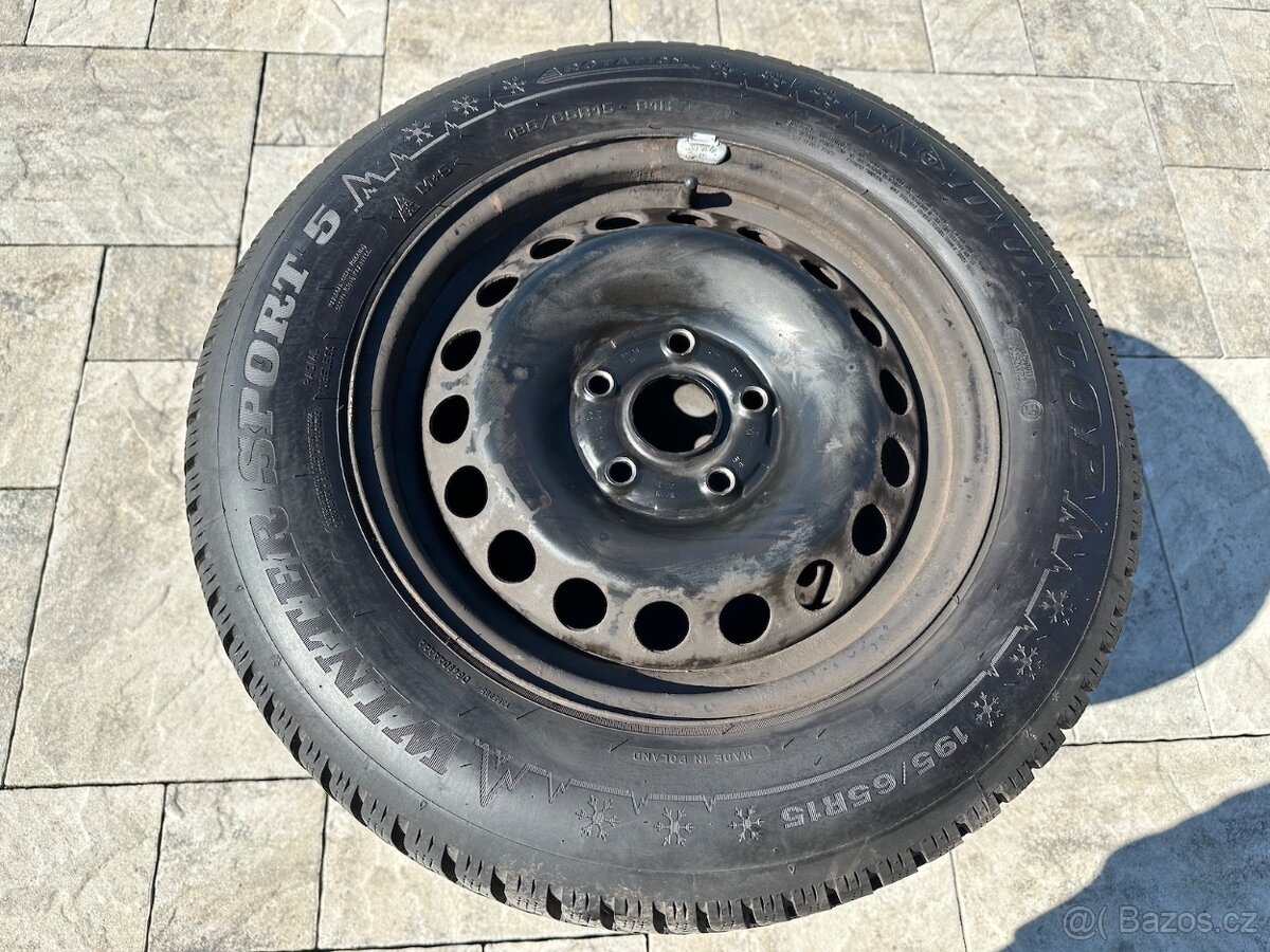 Zimní sada kol na Škoda, VW, Seat, Audi 195/65/R15