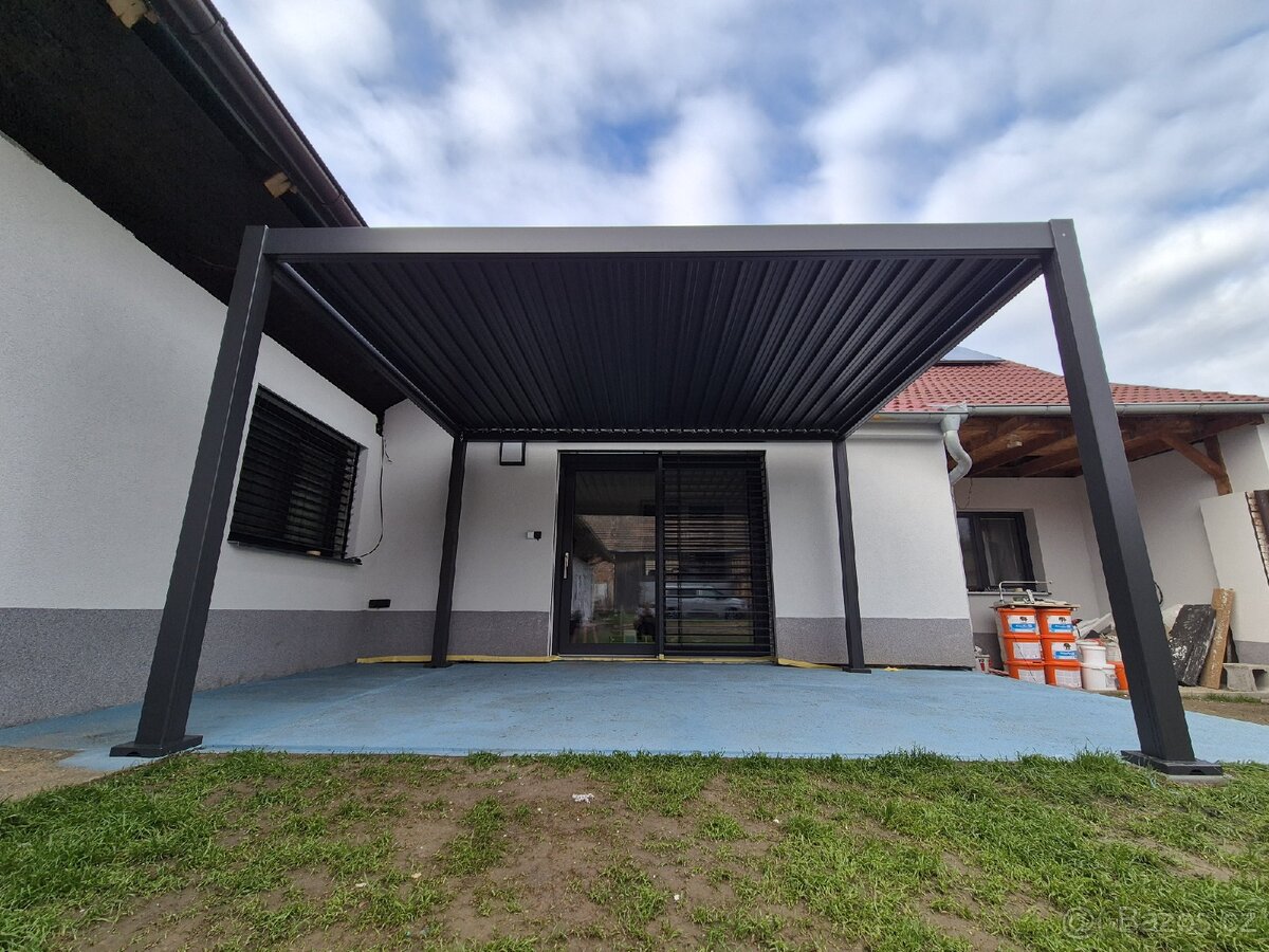 Nová bioklimatická pergola 4x3 metry včetně montáže