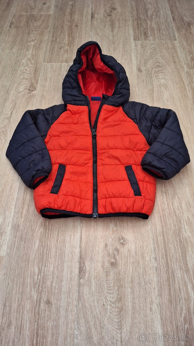 Tři dětské prošívané bundičky