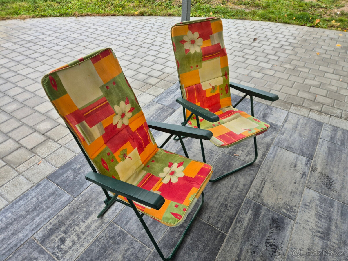 Zahradní křesílka 2ks