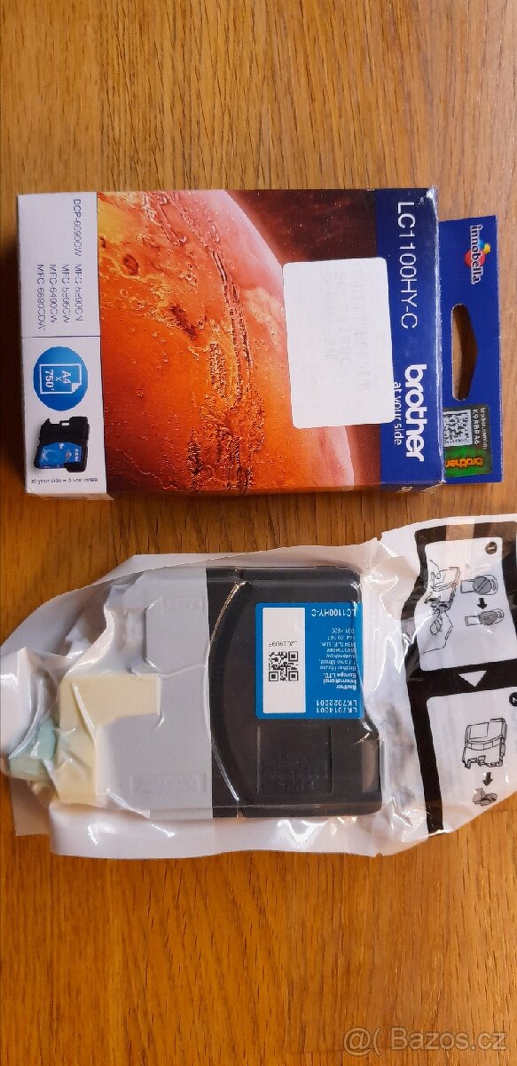 Brother inkoust LC-1100HYC originál