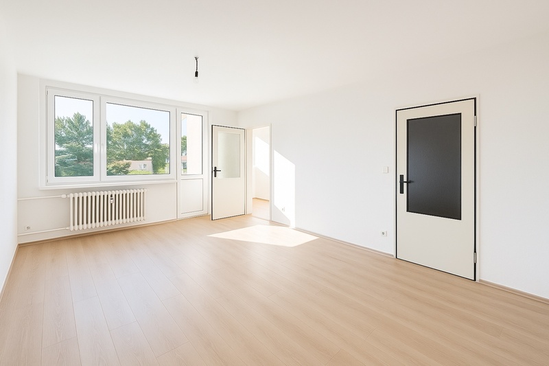 Slunný byt 2+1 s lodžií, klidné bydlení v centru města Pardu