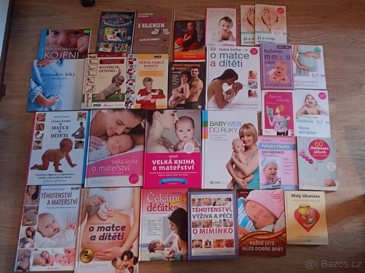 Knihy a mateřství a těhotenství