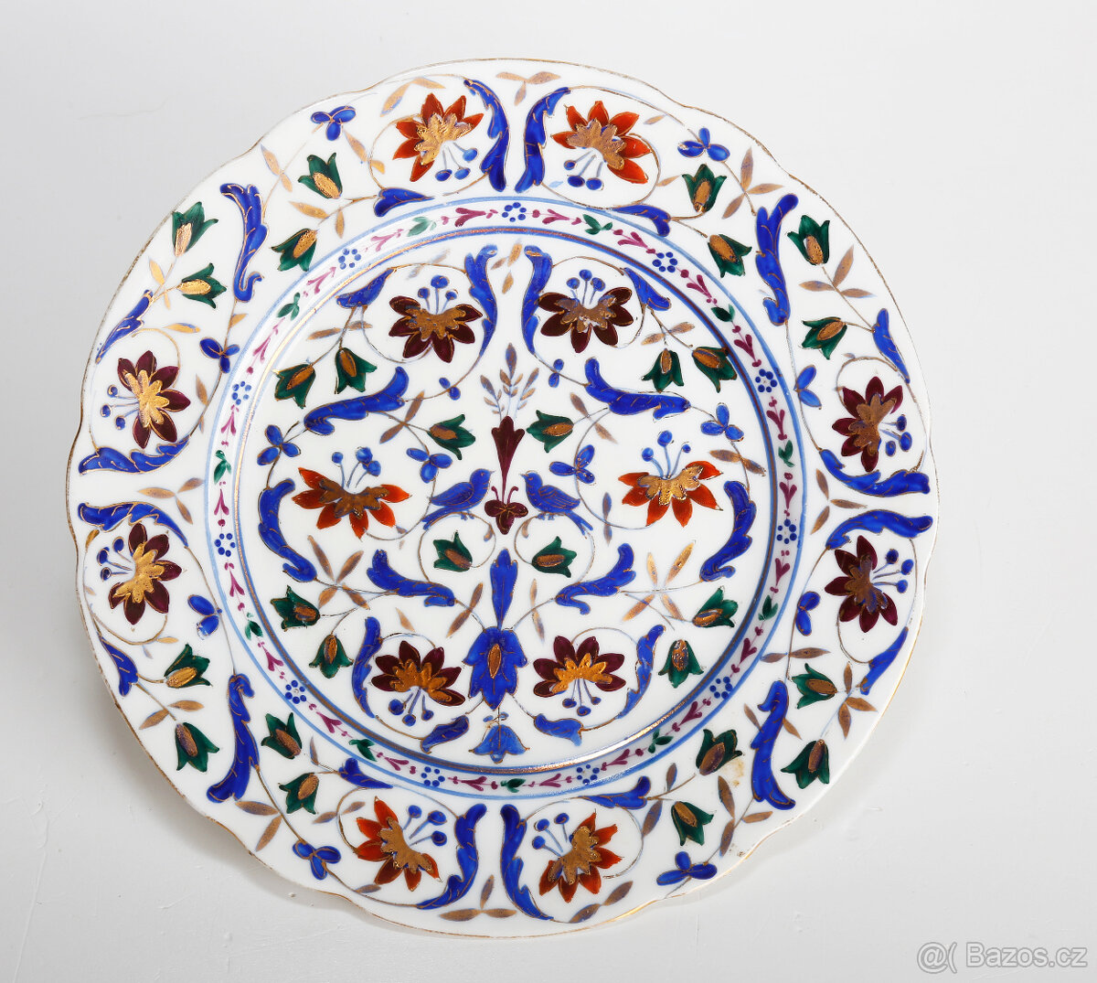 Malovaný talíř - Březová Pirkenhammer 1810 - 1846