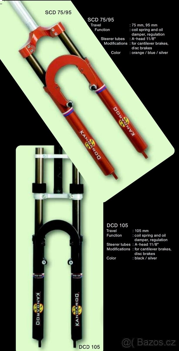 Koupím vidlici Kangaroo DCD 105 a SCD 75/95