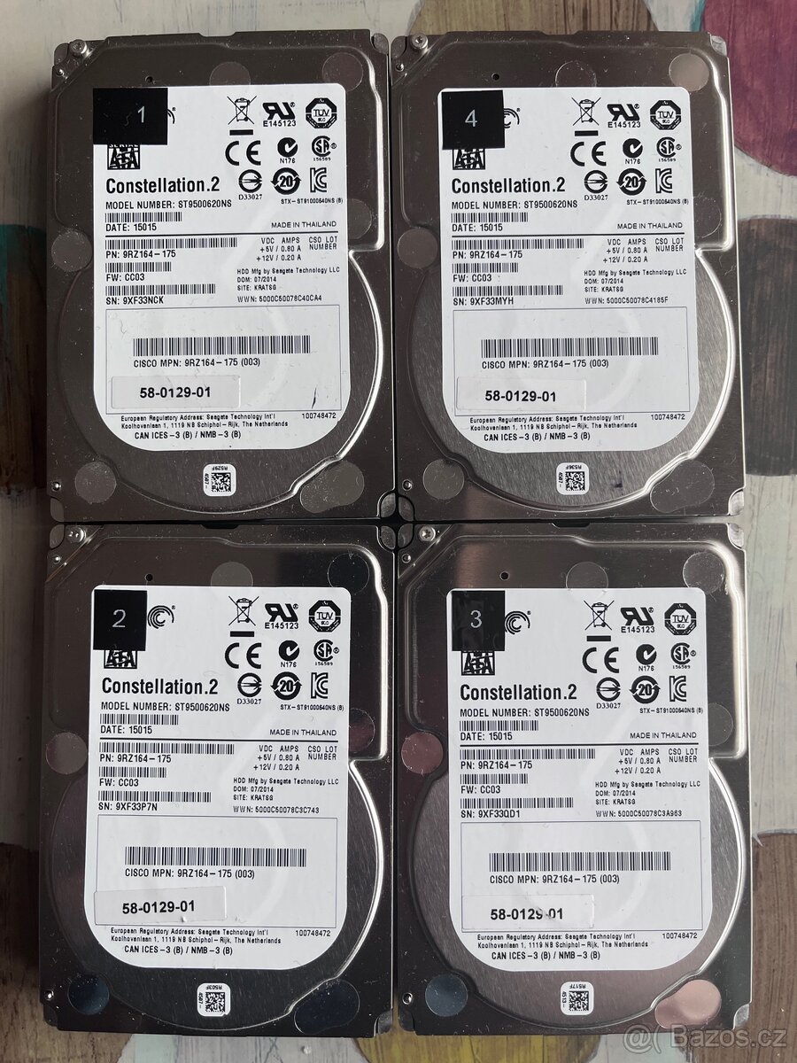 Pevny disk, 2,5" Seagate Constellation 2 500GB