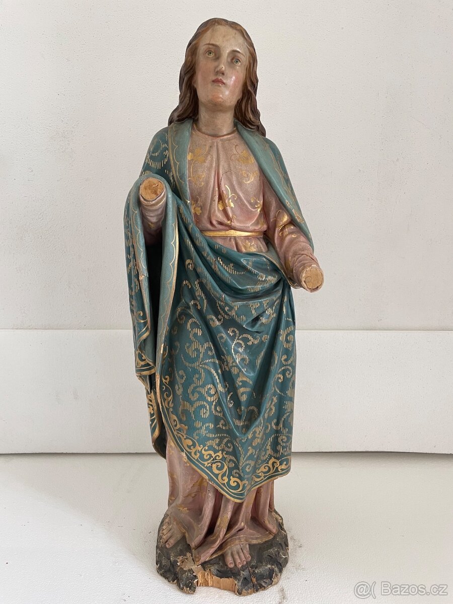 Socha Panny Marie z konce 19. století