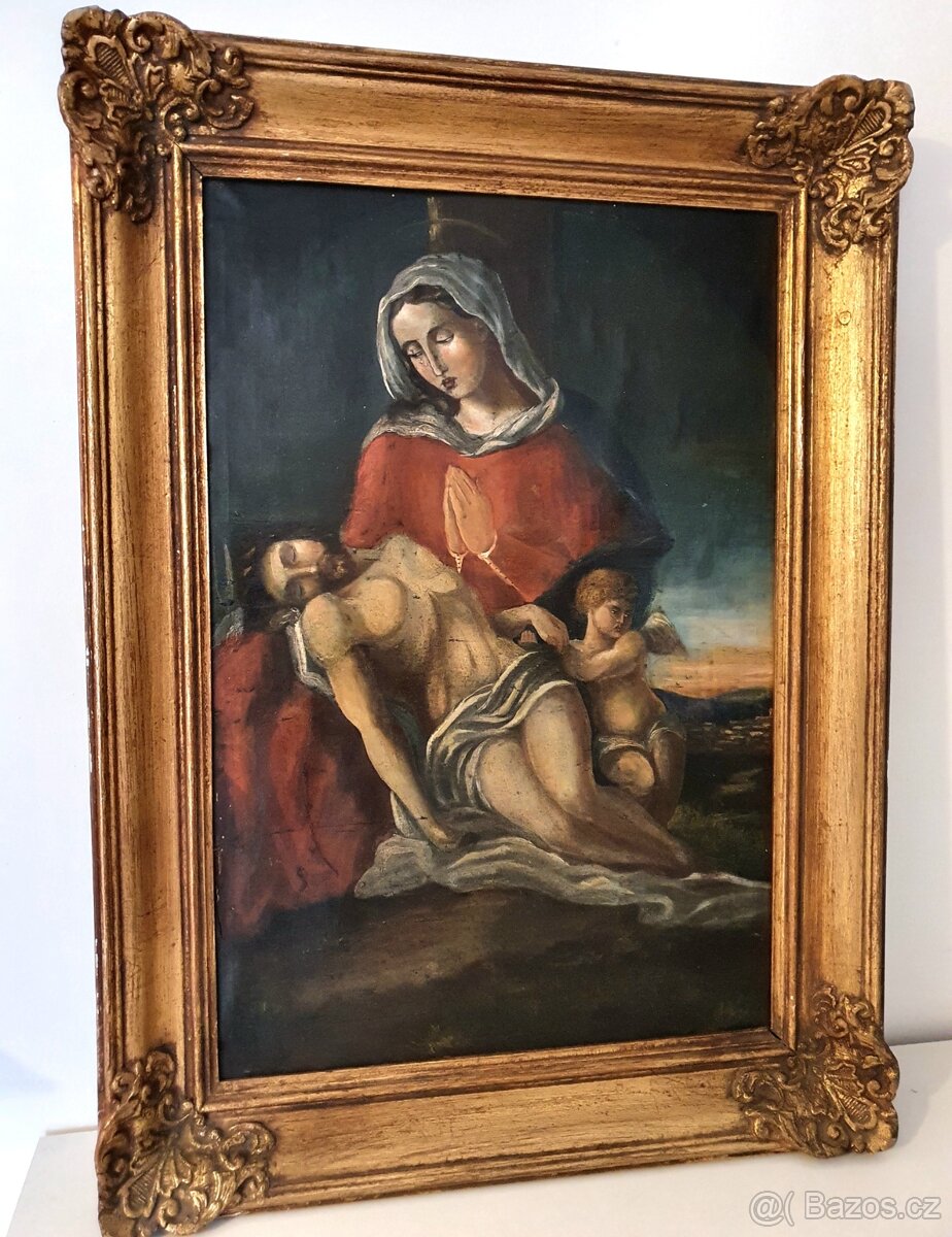 Obraz - Pieta - 19. století