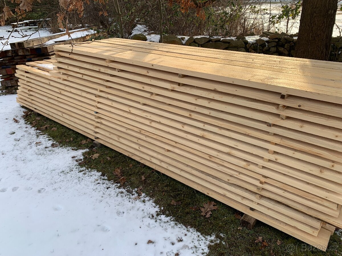 Prodám prkna 3,5 cm, délka 4m. Vzduchosuchá.