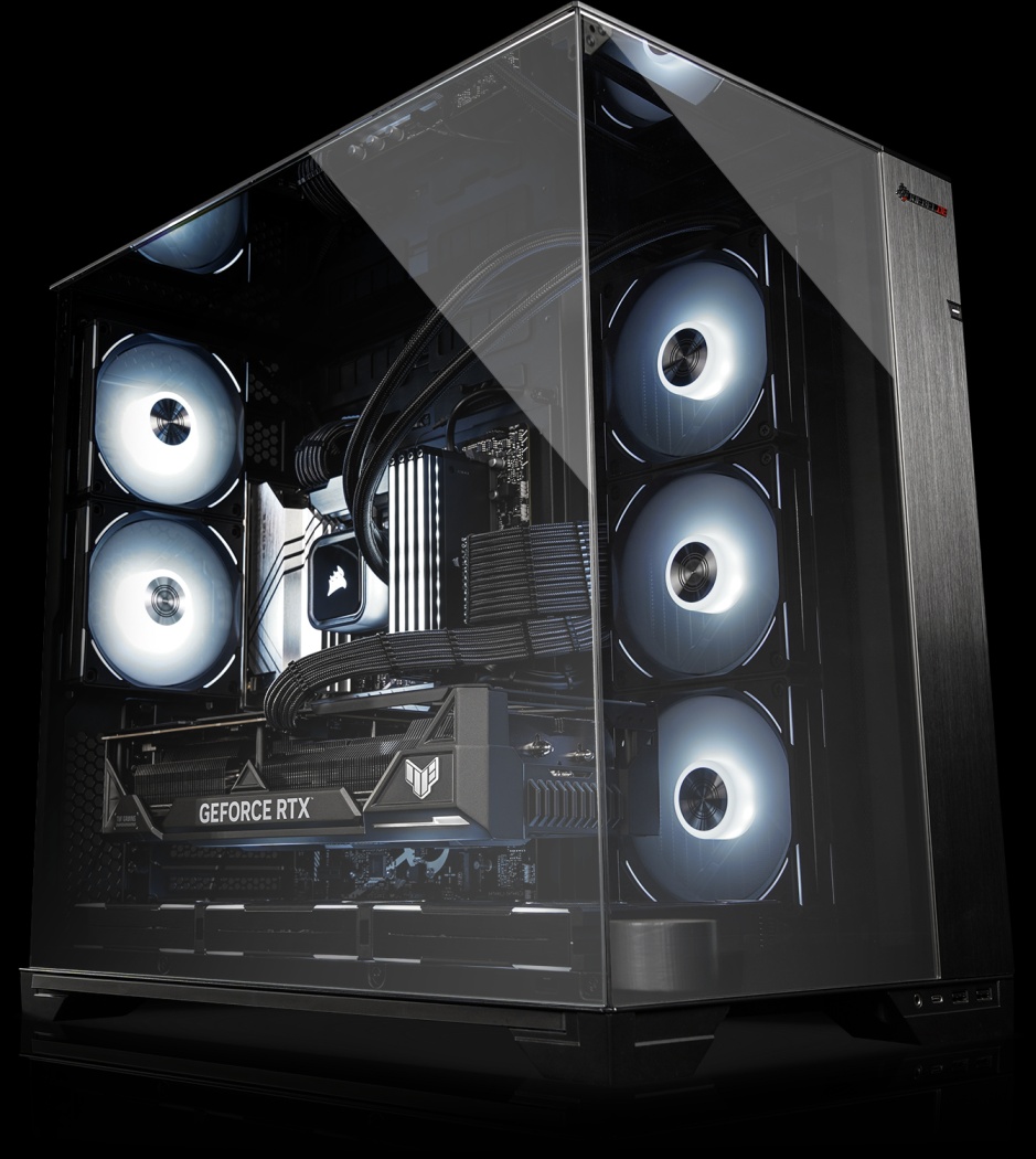 Ryzen 9, RTX 5080, 64 GB, 1200 W ZDROJ