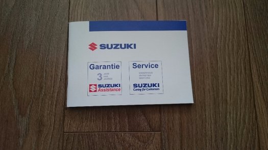 Servisní knižka Suzuki