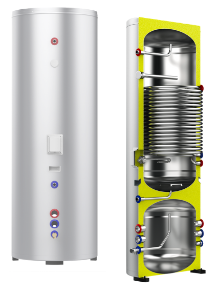 NEREZOVÁ KOMBINOVANÁ NÁDRŽ DUO INOX