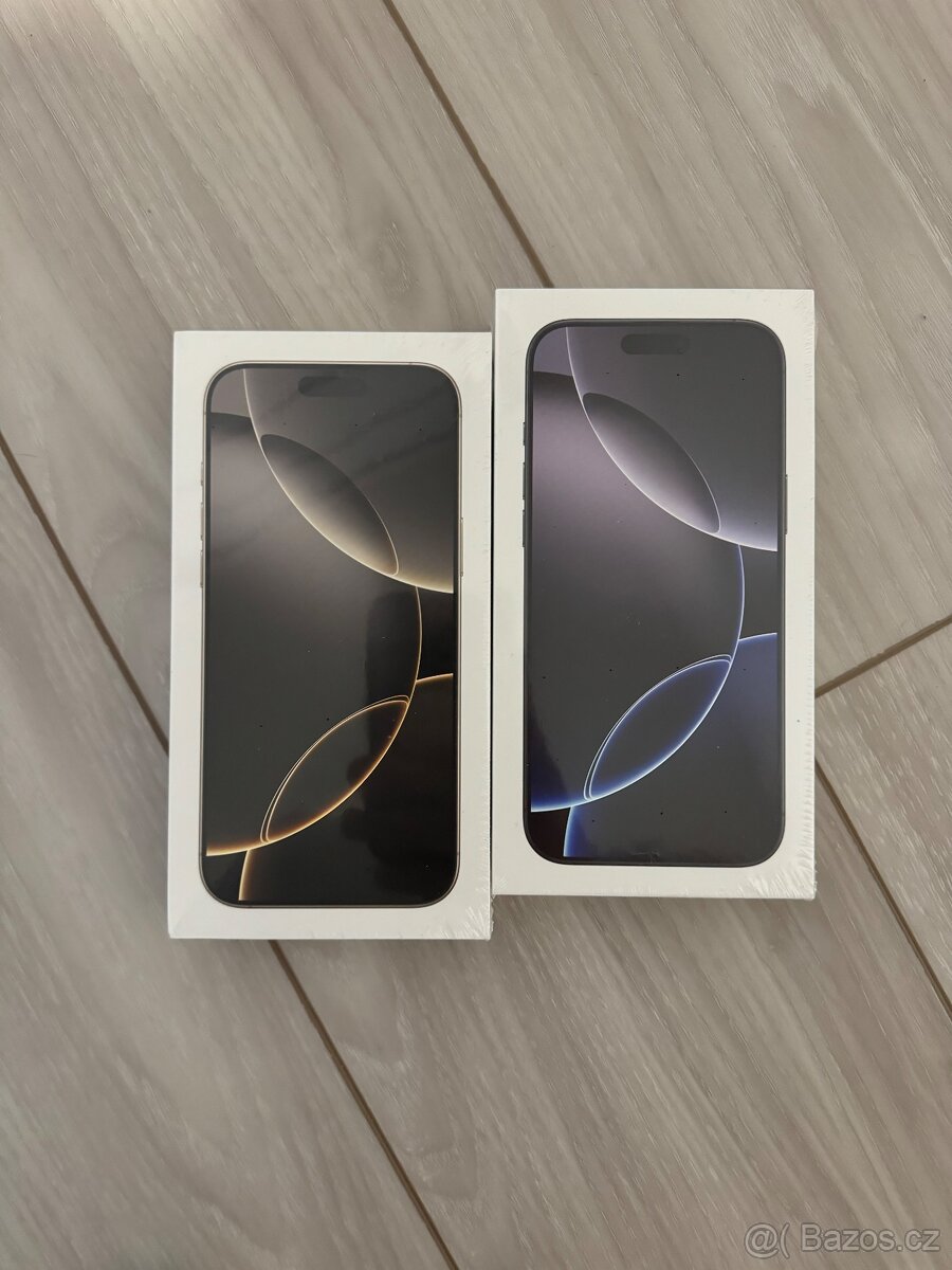 Nový Apple iPhone 16 Pro Max 256gb Natural a Black
