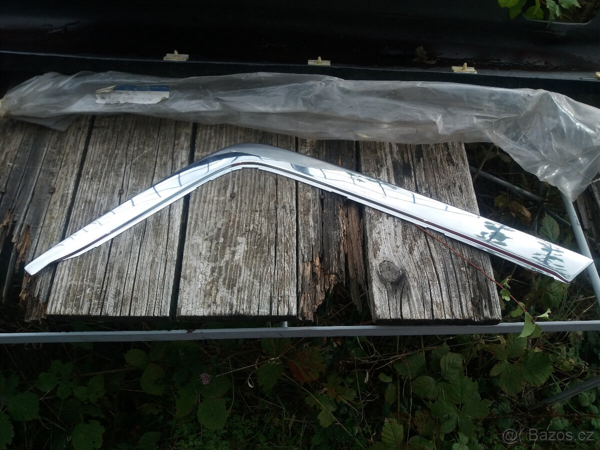 Mercedes S w140 levá přední lišta nárazníku chrom nová