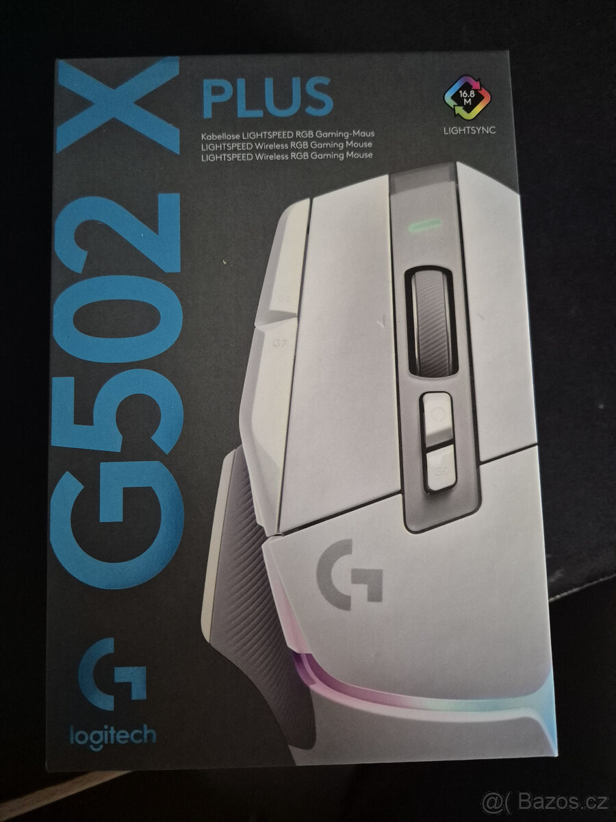 NOVÁ Logitech G502 X Plus Bílá