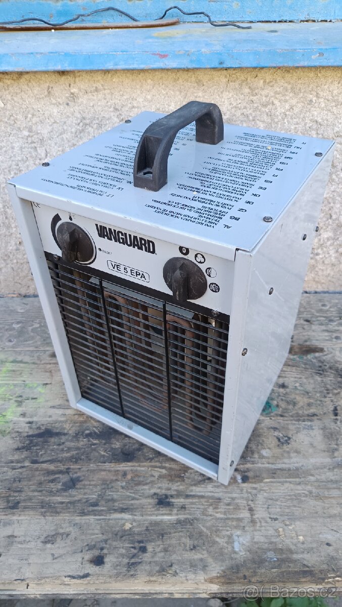 Elektrický topný ventilátor Vanguard VE 5 EPA 5kw