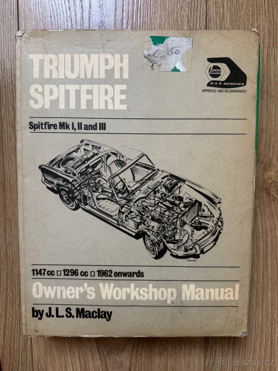 TRIUMPH SPITFIRE originální montážní manual servisní