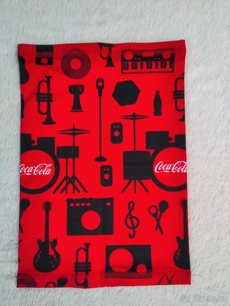 NÁKRČNÍK jednovrstvý, originál Coca Cola