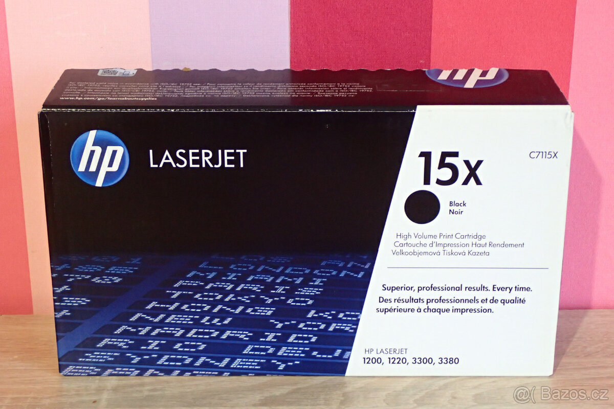 HP 15X Černá originální tonerová kazeta LaserJet