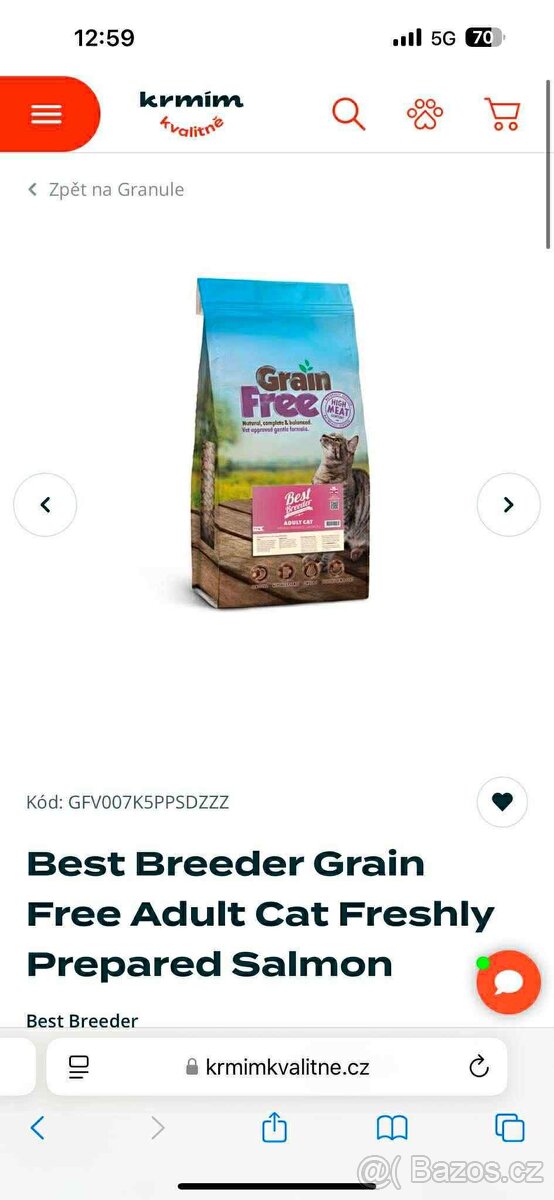 20 kilo kvalitních granulí s lososem-VÝPRODEJ za půlku ‼️