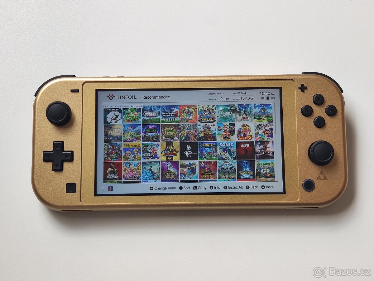 Switch Lite Hyrule Jailbreak