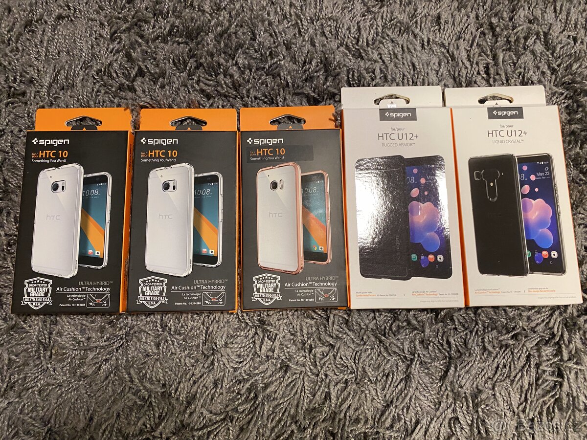 Ochranné pouzdro, fólie, sklo - HTC 10, HTC U12+