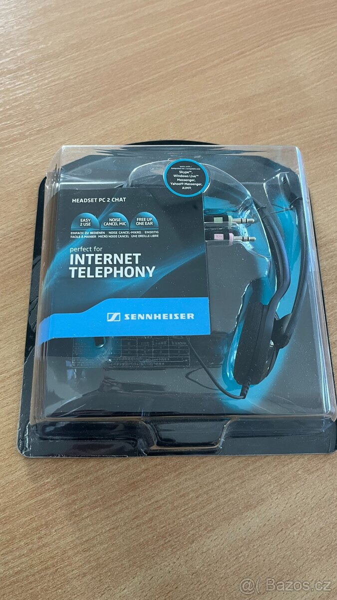 Prodám HEADSET PC 2 CHAT Sennheiser