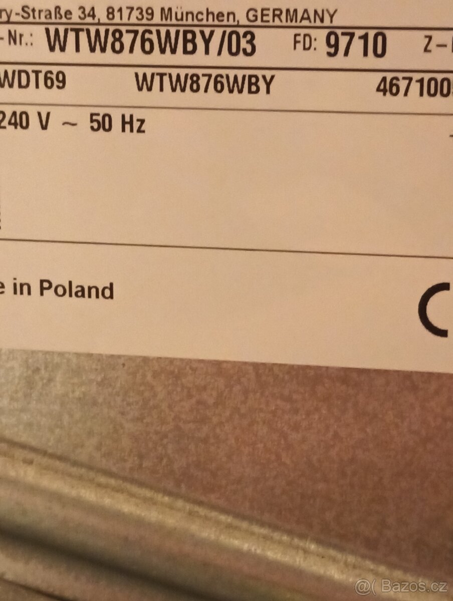 Sušička prádla Bosch