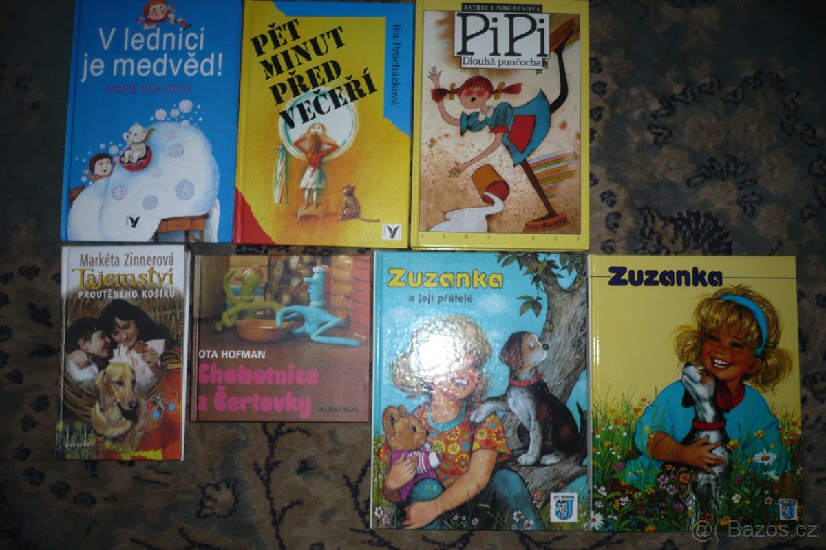Dětské knihy zuzanka, chobotnice z čertovky, ..