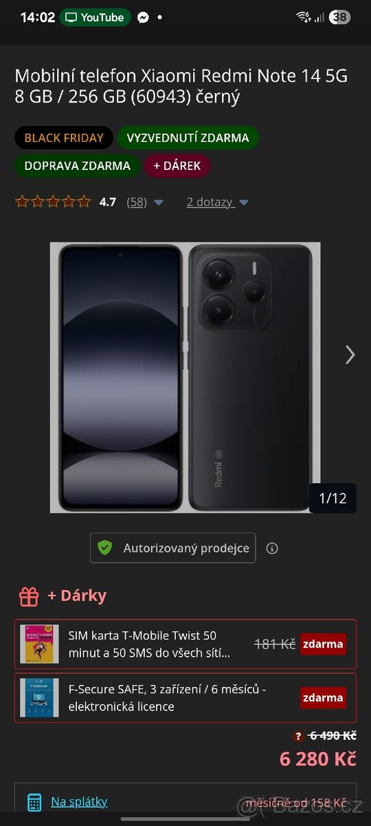 Xiaomi redmi 14 8/256