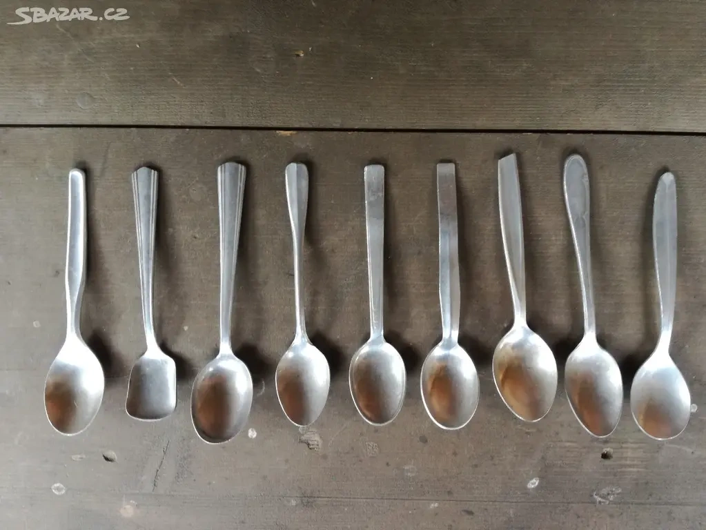 Kávové lžičky použité