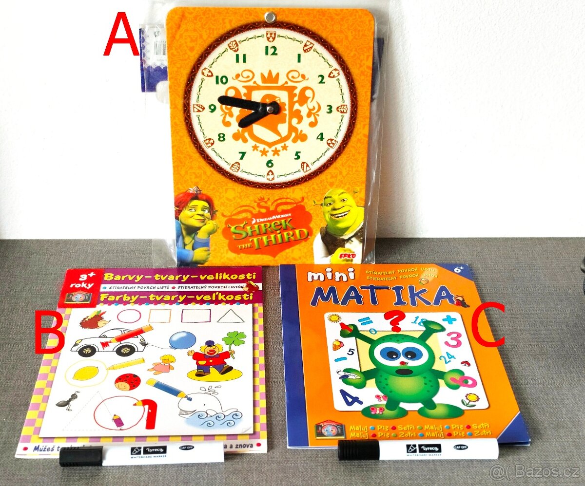 Dětské interaktivní knížky, hodiny- ZDARMA –NOVÉ