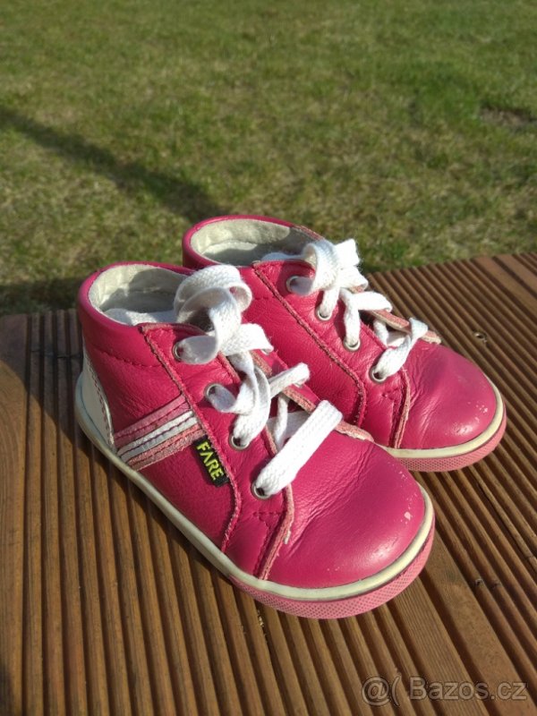 Dětské kožené boty Fare