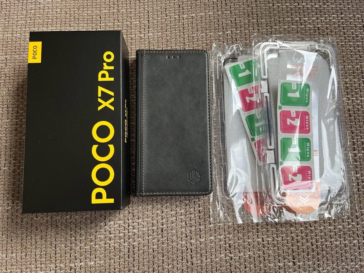 Poco x7 pro 12GB/512GB (v záruce) + pouzdro, sklo