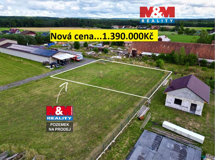 Prodej pozemku k bydlení, 799 m², Čermná nad Orlicí, Číčová