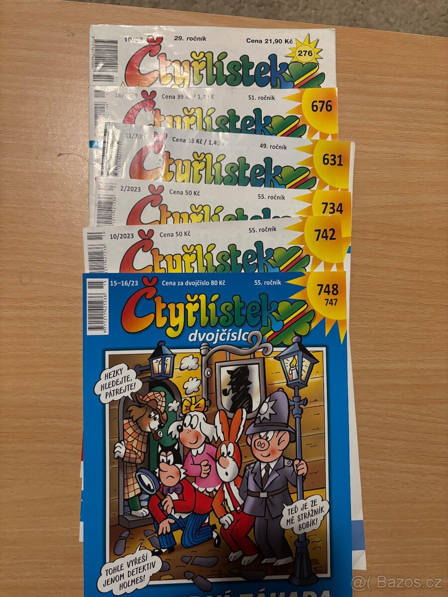 časopisy Čtyřlístek