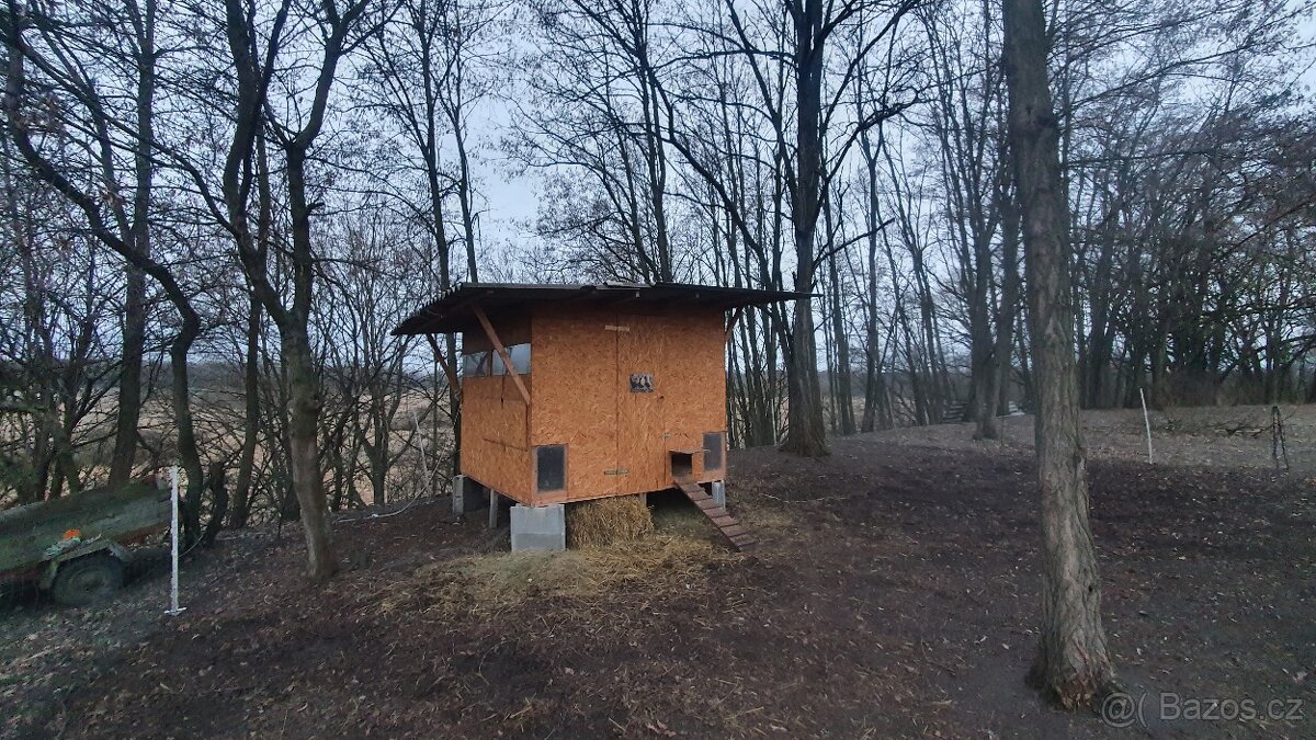 Velký kurník až pro 50 slepic