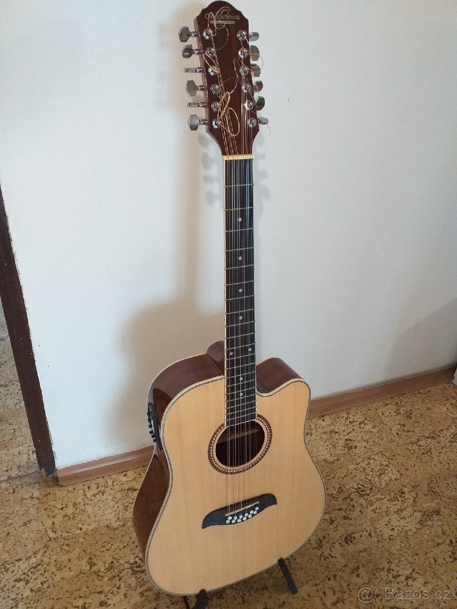 Elektroakusticka dvanactistrunna kytara Washburn