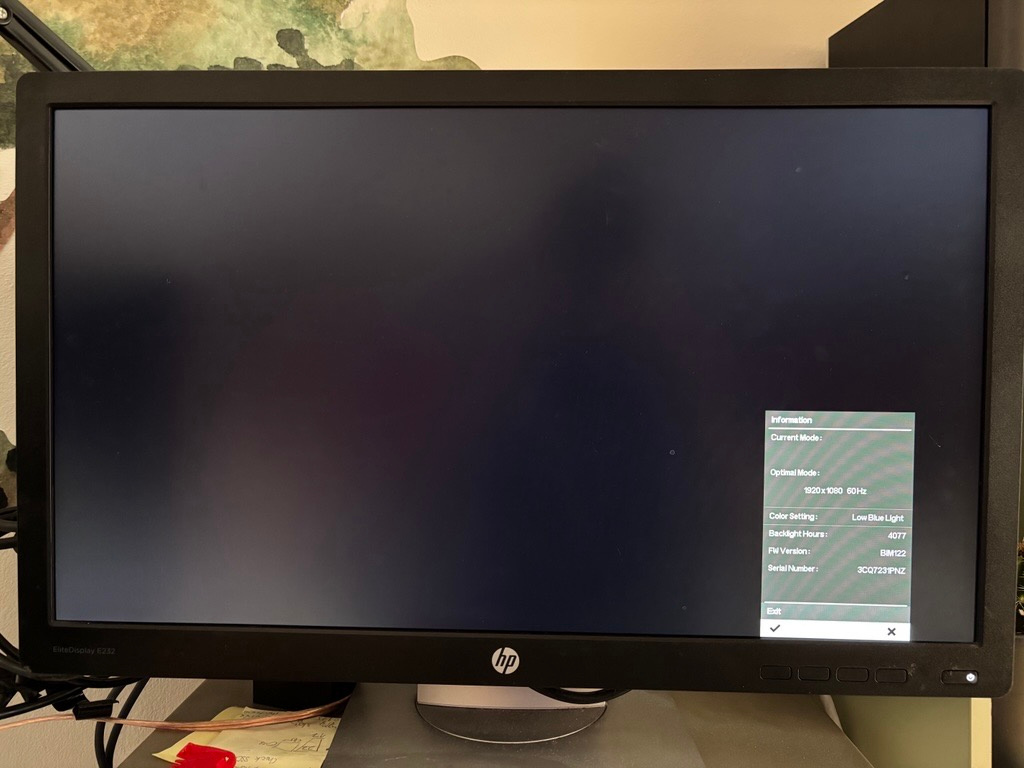 HP elite display e232 - uhlopříčka 23"