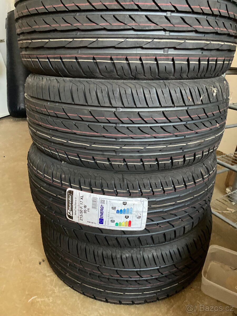 215/50R17 letní pneumatiky Matador- 100% nové