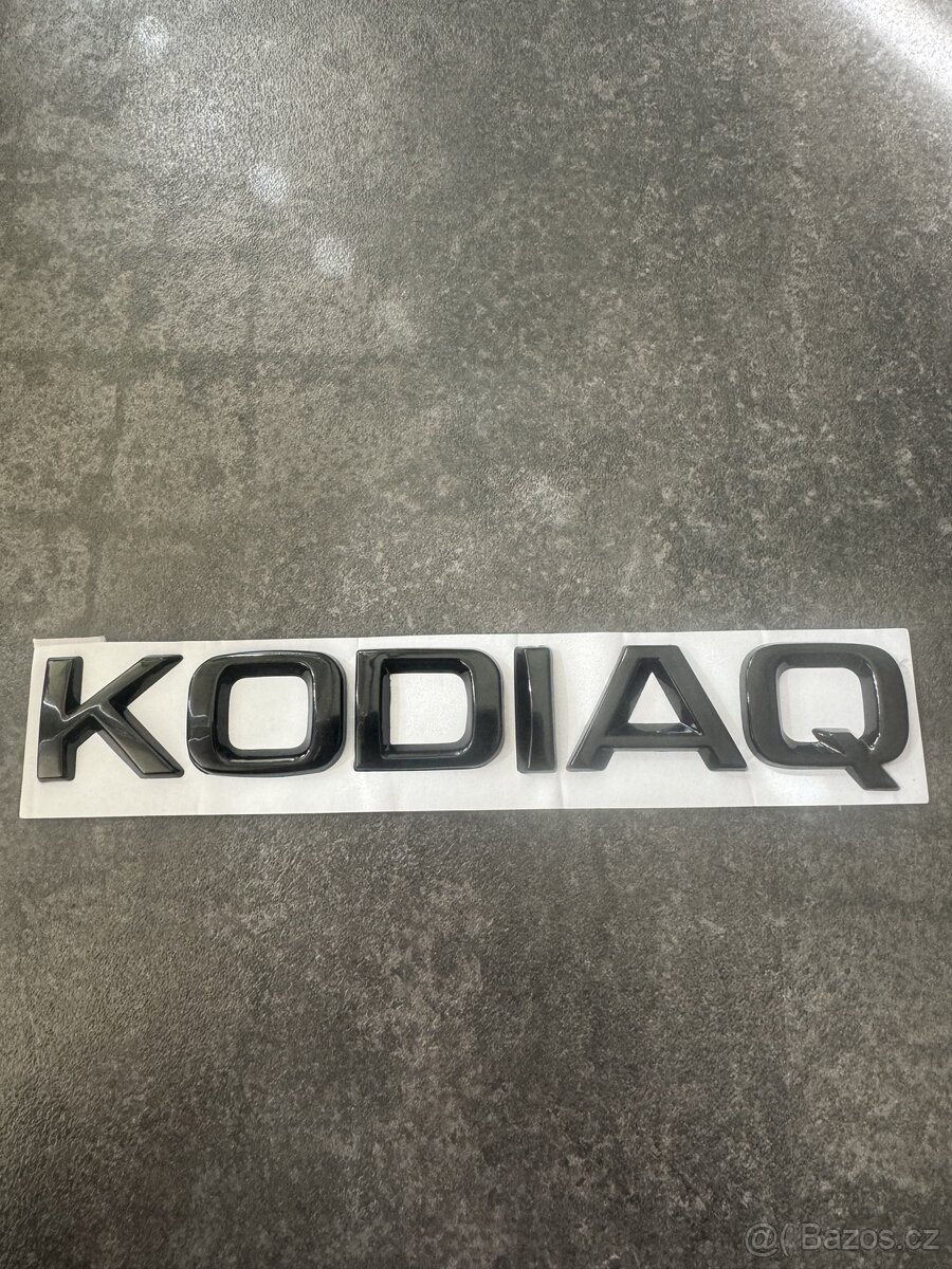 Zadní nápis Kodiaq